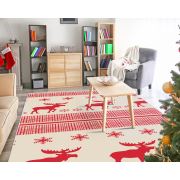 Dekoreko İnci Christmas Halı Saçaksız CHR-6 80x120 cm