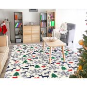 Dekoreko İnci Christmas Halı Saçaksız CHR-10 80x120 cm