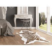 Dekoreko Figürlü Özel Kesim Halı 119 Kahve 80x150 cm