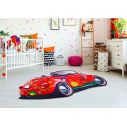 Dekoreko Figürlü Kids Halı 552 Vosvos Kırmızı 120x180 cm