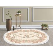 Dekoreko İnci Halı Dijital Saçaklı Oval 1837 Desen 1 120x180 cm