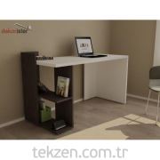 Dekorister Arrival Çalışma Masası Beyaz-Wenge