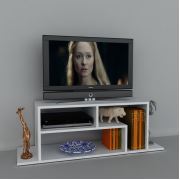 Dekorister Fagus Tv Sehpası Beyaz