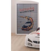 Dekorsanal 3 Kapılı Garaj Gardırop - Beyaz
