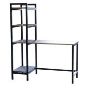 Dekorsanal Metal Kitaplıklı Çalışma Masası