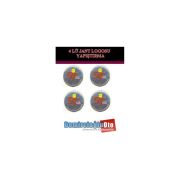 ST Logolu Aluminyum Jant Göbeği Logo 4 lü Yapıştırma OTDMSPC03