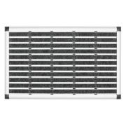 Desan Halı Fitilli Alüminyum Paspas 49x80 cm - Siyah