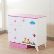 Dessenti Miray Bebek Odası Şifonyer Pembe