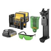 Dewalt DCE085D1G 10,8Volt/2,0 Ah Li-Ion 5 Işınlı Otomatik Hizalamalı Nokta Yeşil Lazer Distomat