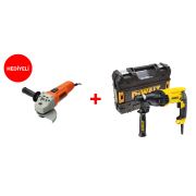 Dewalt 800W Kırıcı Delici Pnömatik+Black & Decker 750W 115 mm Taşlama-D25133K/KG115