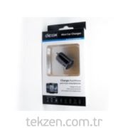 Universal Uyumlu USB 1A Mini Araç Şarj BaşlığıSiyah Renk (Apple