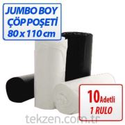 Çöp Torbası Jumbo Boy 80*110cm 10lu Paket