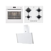 Electrolux Ankastre Set Beyaz (Eoc5644Bav+Egt6342Now-Efv60656OW)