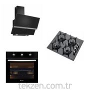Eminçelik Black Slim Ankastre Set(12225 +14540+21214)