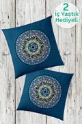 Eponj Home 1 Alana 1 Bedava Dijital Kırlent 40x40cm Mano Petr Yeşili