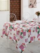Eponj Home 3D Raşel Masa Örtüsü 155x180 cm Candy Lila