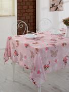 Eponj Home 3D Raşel Masa Örtüsü 155x180 cm Carmen Pembe