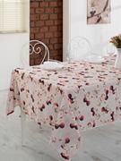 Eponj Home 3D Raşel Masa Örtüsü 155x180 cm Cherry Bej