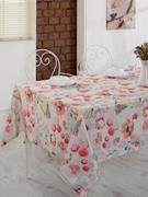 Eponj Home 3D Raşel Masa Örtüsü 155x180 cm Macaron Pudra