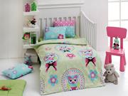 Eponj Home Bebek Nevresim Takımı Baykuş Yeşil 956302