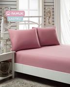 Eponj Home Poplin Lastikli Çarşaf+Yastık Seti Tek Kişilik Gülkurusu