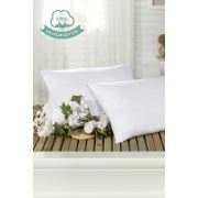 Eponj Home 2'li Recycle Pamuk Yastık 50x70 cm Beyaz