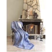 Eponj Home Keten Koltuk Örtüsü 170x220 cm Linen Mavi