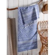 Eponj Home Peştemal Jakarlı Kilim Mavi 6530
