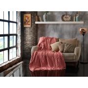 Eponj Home Pike Yatak Örtüsü Throw Kiremit - Y.Ağzı