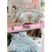 Eponj Home 2li Pike Tek Kişilik Alanur Flamenco Mint