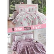 Eponj Home 2li Pike Tek Kişilik Maylin Samyeli Lila