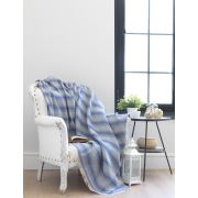 Eponj Home Çok Amaçlı Örtü 180x210 cm İstanbul Kareli Mavi