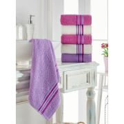 Eponj Home 6'lı Havlu Seti Vorteks 50x85 cm Perde Lila