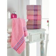 Eponj Home 6'lı Havlu Seti Vorteks 50x85 cm Perde Pudra