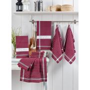 Eponj Home 10'lu Kurulama ve Mutfak Peçetesi 45x65 cm Küp Bordo