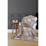 Eponj Home Keten Koltuk Örtüsü 170x220 cm Monstera Hardal