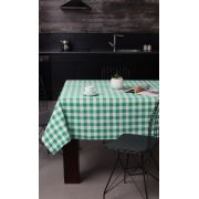 Eponj Home Masa Örtüsü 160x160 cm Kareli Yeşil
