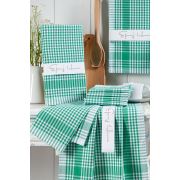 Eponj Home Masa Örtüsü 160x220 cm + 10'lu Mutfak Peçetesi Seti Yeşil