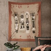 Eponj Home Tapestry Duvar Örtüsü Legent Bej-Kahve 70x90 cm