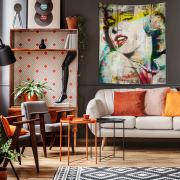 Eponj Home Tapestry Duvar Örtüsü Popart Krem 70x90 cm