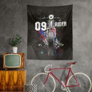 Eponj Home Tapestry Duvar Örtüsü Rider Siyah 70x90 cm