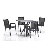 Erinöz Samara Alüminyum Tabla 4+1 Bahçe Masa Sandalye Takımı