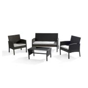 Garte Rattan Sofa Set HD0155N Kahverengi