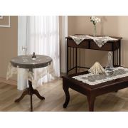 Evlen Home Elit Dantel Salon Takımı 17 Parça (Bl) Capp | Gold 1402