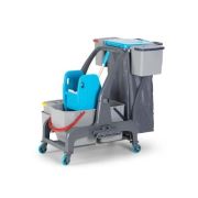 Procart Jet 736S Jet Temizlik Seti Presli Çöp Toplama Üniteli & Aksesuar Kovalı 25&18 Litre