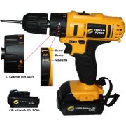 Federal Power FP-EAL-DV-18V Darbeli Vidalama Çift Akülü