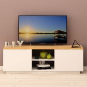 Fly Fagos Beyaz - Kayın 140 cm Tv Sehpası