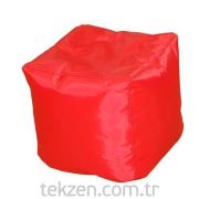 Freeandjoy Küp Puf Koltuk M100 40x40 Cm Kırmızı