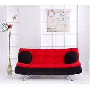 Futon Riva Üçlü Kanepe () Siyah-Kırmızı