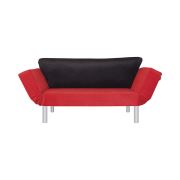 Futon Selçuk İkili Kanepe () Kırmızı-Siyah
